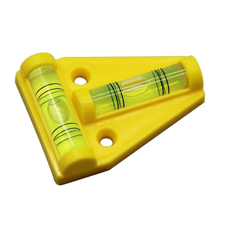 1 Stuks Nieuwe 2 In 1 Mini Pocket Level Tool 2 Bubble Spirit Level Metal Sleutelhanger Haak Fabriek Machines Niveau Instrumentbenodigdheden