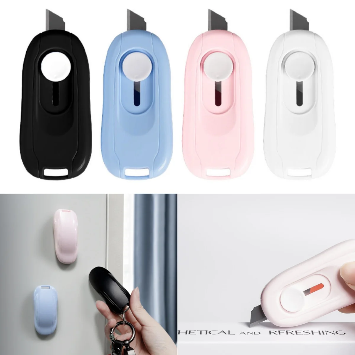 

Magnetic Sports Car Shape Art Knife Unpacking Express Knife,mini Car Portable Paper Cutter Letter Opener Tool Learning Office