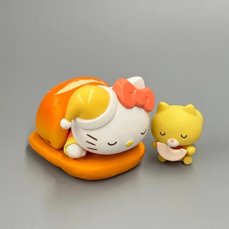 New Sanrio Happy Baking Series Trendy Handmade Blind Box Hellokitty My Melody Kuromi Model Desktop Ornament Gift Mystery Box Toy