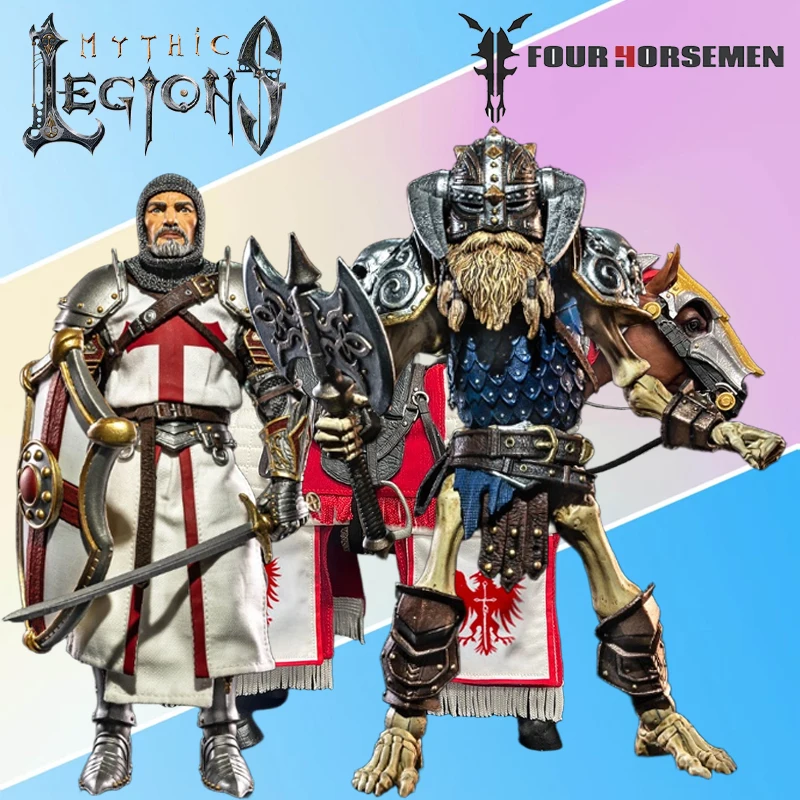 

Four Horsemen Studios Genuine Mythic Legions Series All-Stars 6 Deacon，Sir Enoch，Berodach Finished Product Movable Model Gift