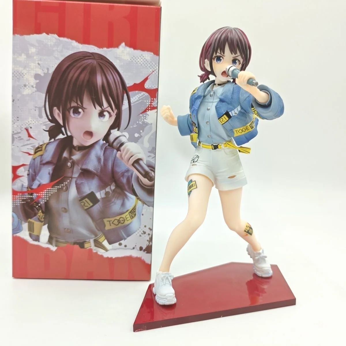

Girls Band Cry Role Nina Irei Togenashi Togeari Lead Singer Figure Toys Collect Decoration Animation Peripheral Birthday Gifts