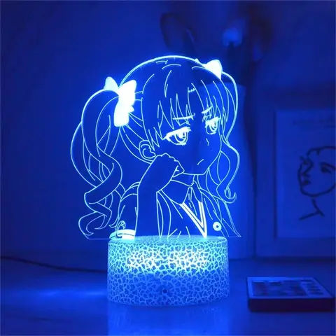 3D 애니메이션 램프 귀여운 소녀 야간 조명, 시라이 쿠로코 아크릴 Led 야간 조명, 7/16 색상, 섹시한 여성 테이블 램프, 침실 장식