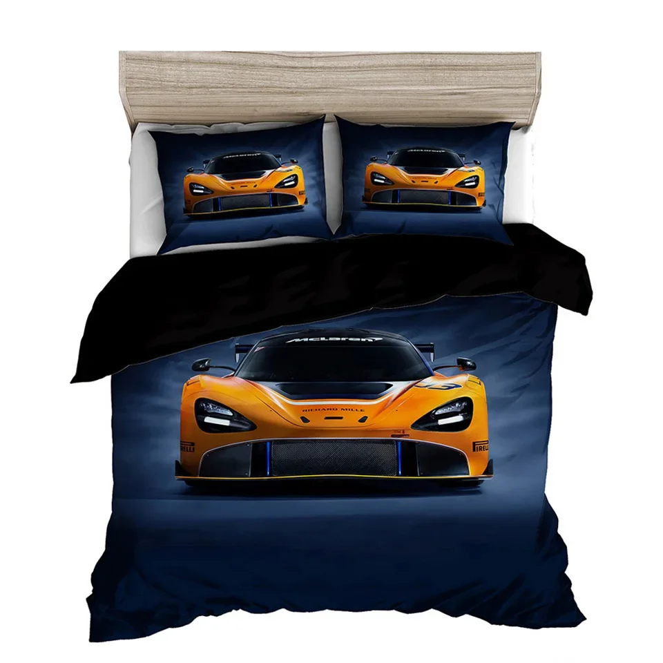 Sports Car Motorcycle Bedding Set Printed 3D Duvet Cover Linen Children Bed Cover Set Edredones De Cama Custom (NO Bedsheet Set)