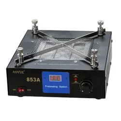 110V/220V Infrared Digital Preheating Station Table Rework Station Soldering Station IR Preheating Heating Disk Area 130*130 mm