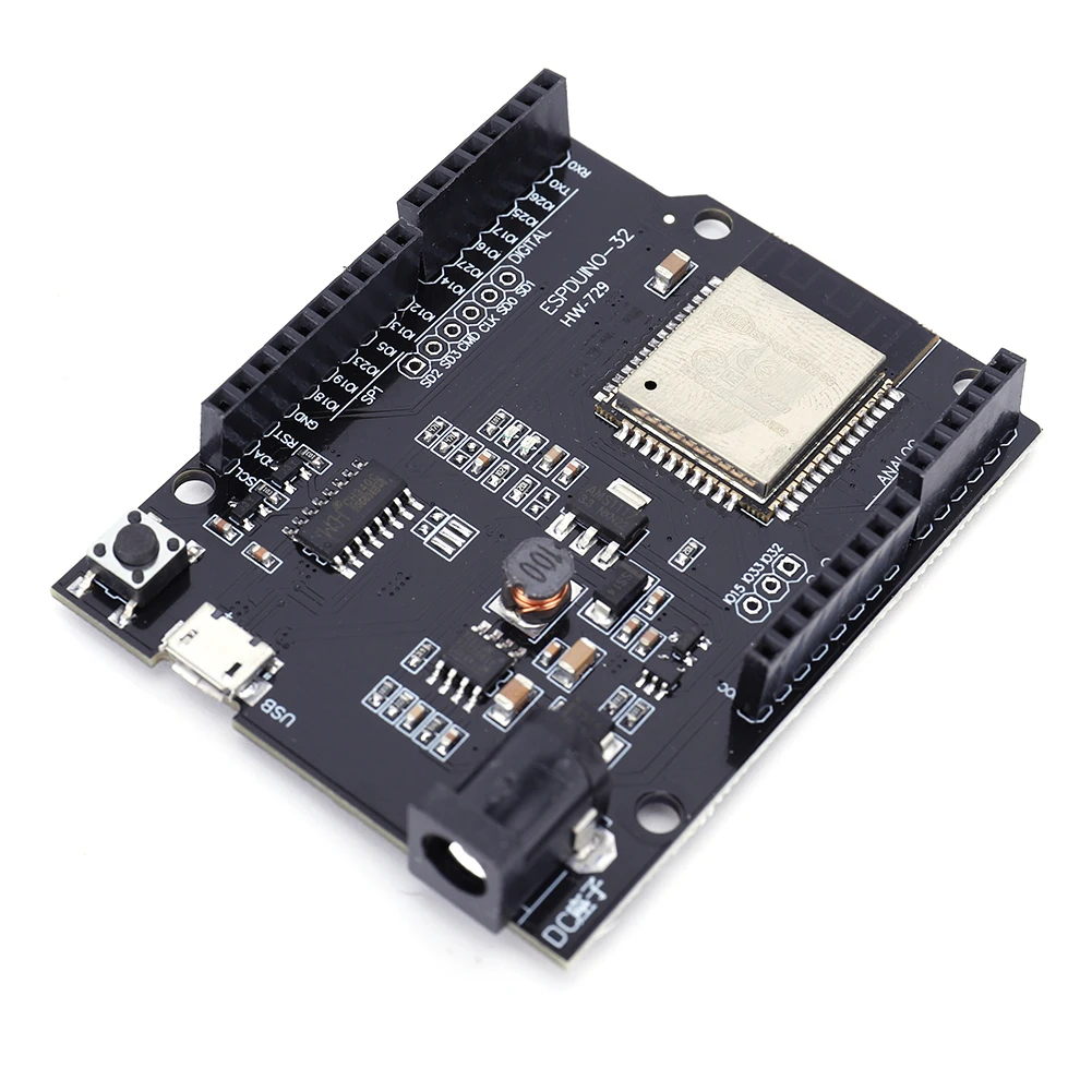 ESP32 Development Board WiFi Bluetooth-compatibele modulekaart 4 MB Flash DC 5 V-12 V Compatibel met voor Arduino