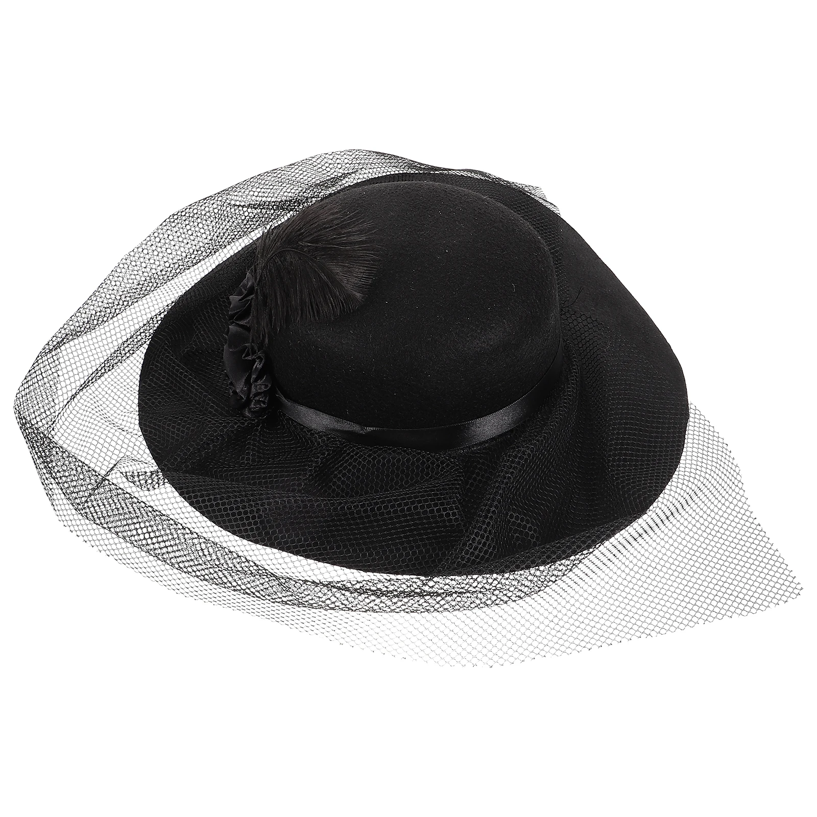 

Elegant Fascinator Hat Gauze Decorative Tea Party Banquet Bride Headwear Women Wedding Fashionable Stylish Hat