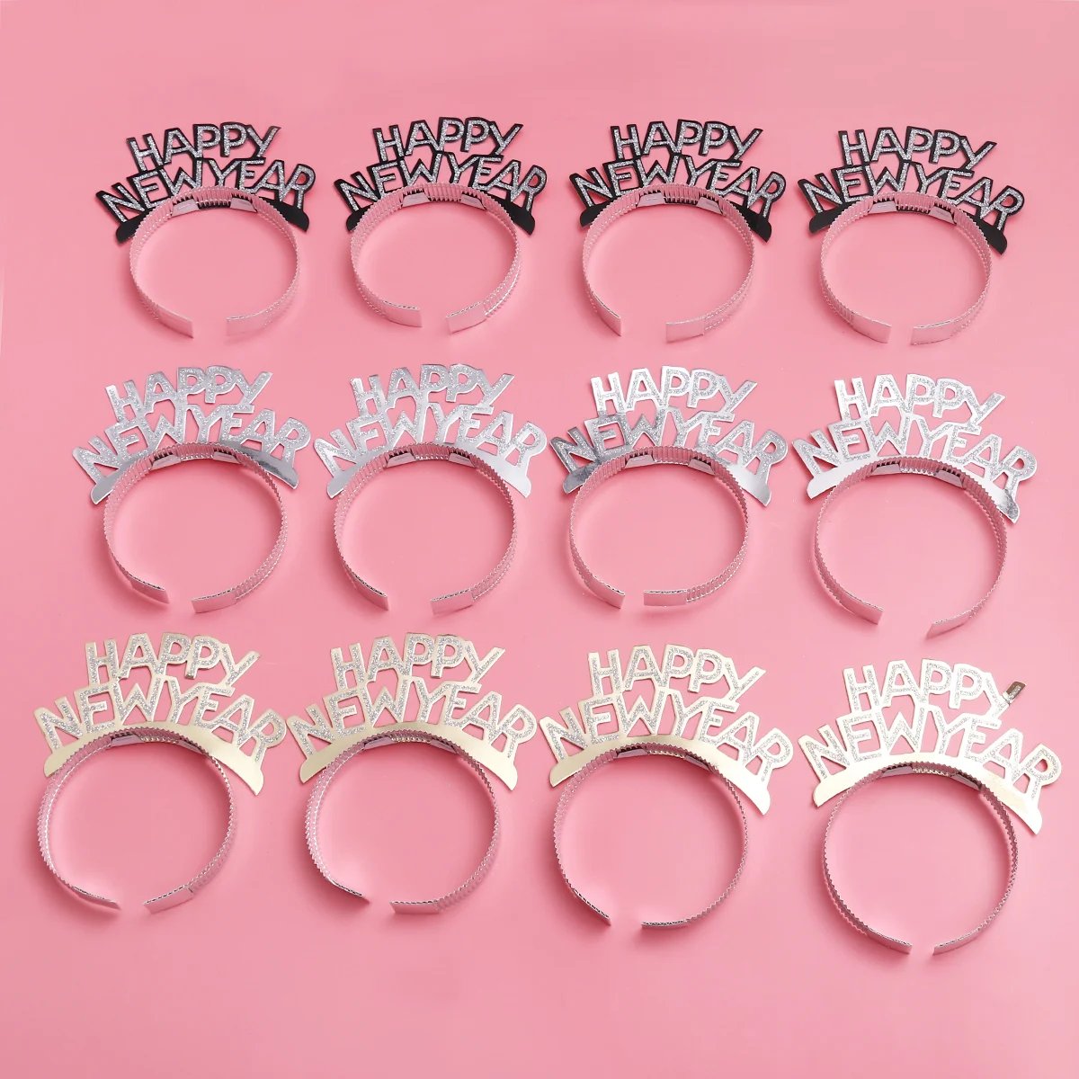 New Years Party Favors Baby Headbands Hair Hoops Hairhoop Happy Decorate Frame Miss