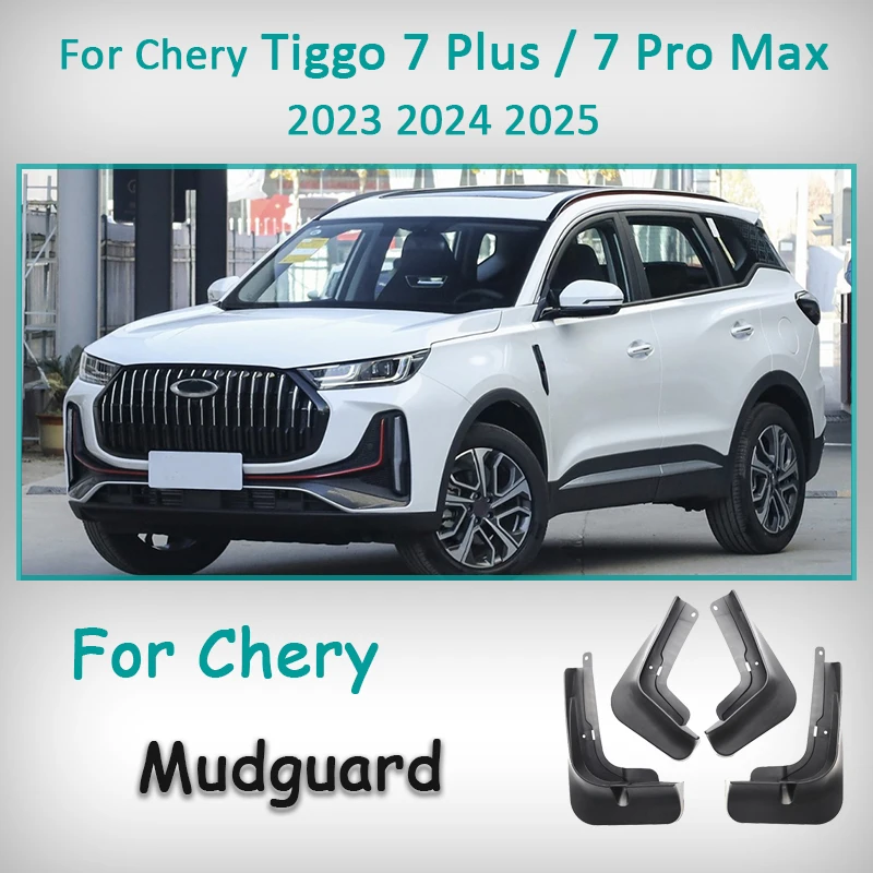 

For Chery Tiggo 7 Plus 7 Pro Max 2023 2024 2025 Car Splash Guards Fender Protector Mudguards Front Rear Fender Accessories