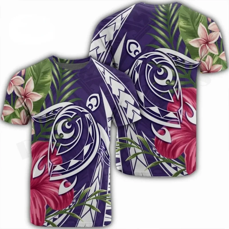 2022 Summer Hot Oversized Men\'s Loose Plus Size Hawaiian Print T Shirt Casual Short Sleeve O Neck Fashion Top 2