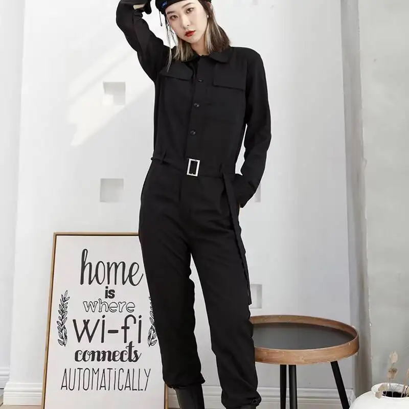 

Women's Overalls Spring And Autumn New Classic Dark Yamamoto Style Fashion Trend Leisure High Street Large Size Jumpsuit Pants