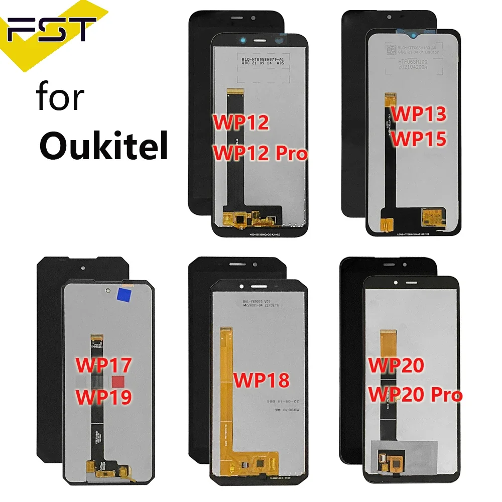 Oryginalny wyświetlacz LCD OUKITEL WP19 z ekranem dotykowym Digitizer WP12 Pro WP13 WP15 WP16 WP17 WP18 WP20 WP21 WP22 WP23 WP26 WP28