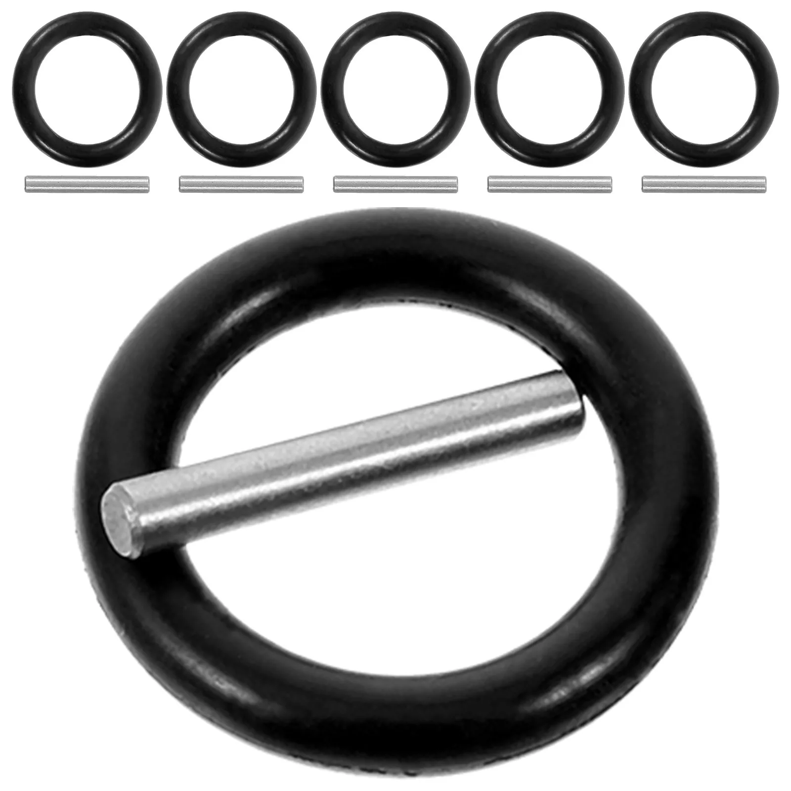 6 set Electric Wrench Socket Retainer Ring Set Drive Pin Stainless Steel Rubber Portable Tool Parts Accessory For Power Tools