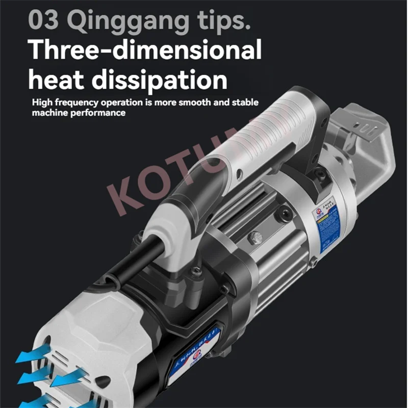 110/220V Electric Brushless Hydraulic Steel Bar Bending Machine Portable Rebar Fast Bender Bend Range 4-16/4-22MM