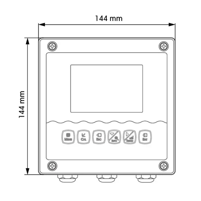 Industrial Online Water Analyzer Ph Sensor and Ph Meter Ph Controller Input Temperature Range Product Resistance RMD