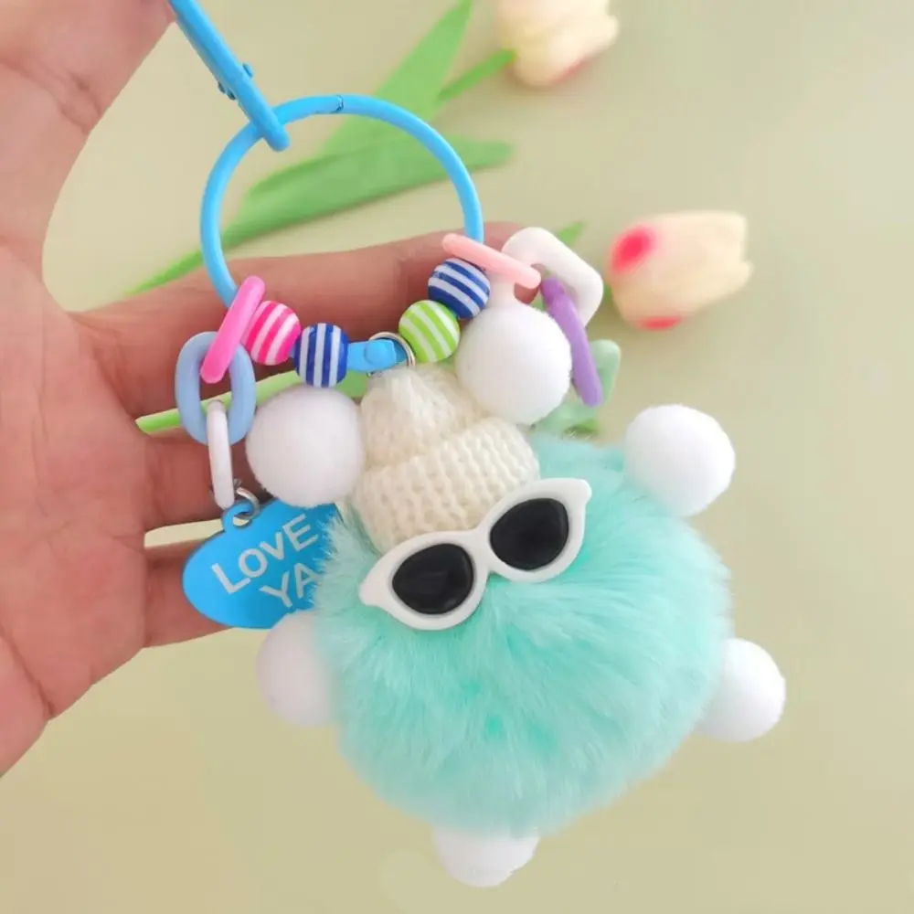 Cute Lovers Elf Rex Rabbit Hair Pendant Diy Kawaii Couples Keychain Fashion Creative Bag Pendant