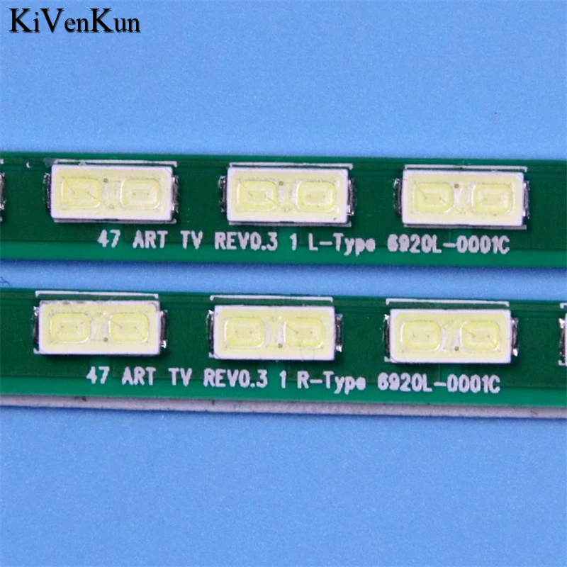 LED バックライトストリップ LG 47LM6450S 47LM649S 47LM660S 47LM7600-UA 47LM860V バー 47 インチアートテレビ REV0.3 L/R タイプ 6920L-0001C 板