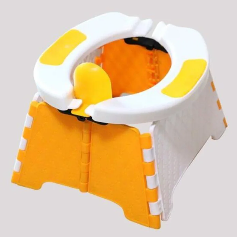 New children's outdoor travel foldable portable car small toilet