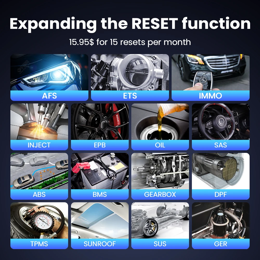 MUCAR BT200 LITE Obd2 أداة تشخيص الماسح الضوئي OE نظام كامل ماسح ضوئي للسيارة لنظام iOS أندرويد قارئ رمز الخطأ لـ 30 ماركة سيارة #6