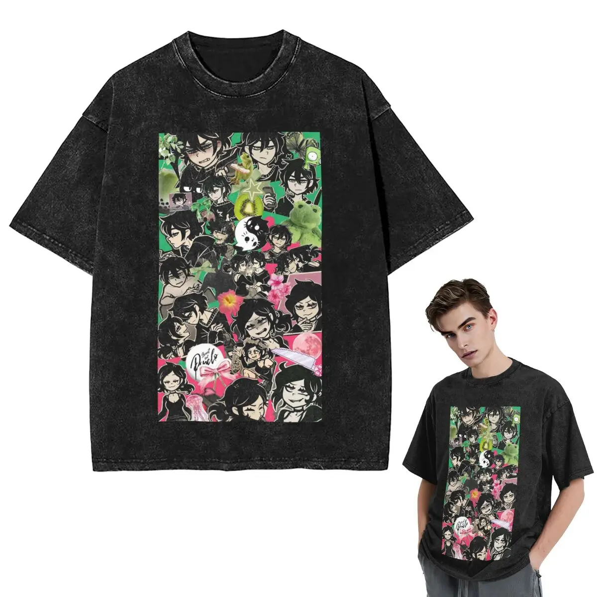 

Streetwear T-Shirts Ashley And Andrew The Coffin Of Andy And Leyley T Shirt Short Sleeve Hip Hop T-Shirt Tops Tees for Men Women