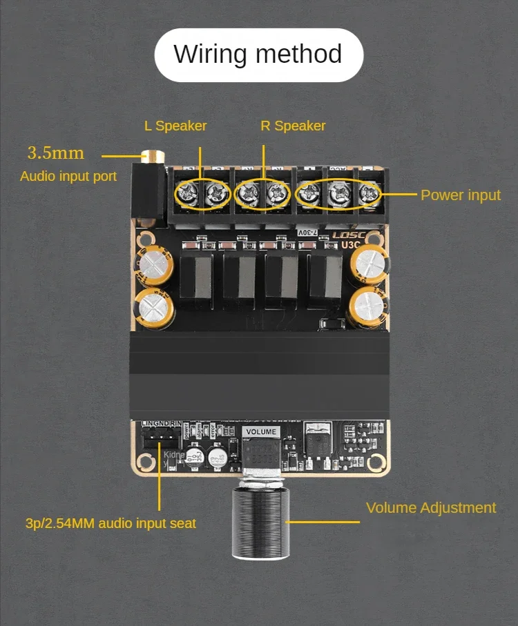 Nvarcher TPA3221 amplifier board D-class dual channel stereo DIY speaker high-power 85W audio  module