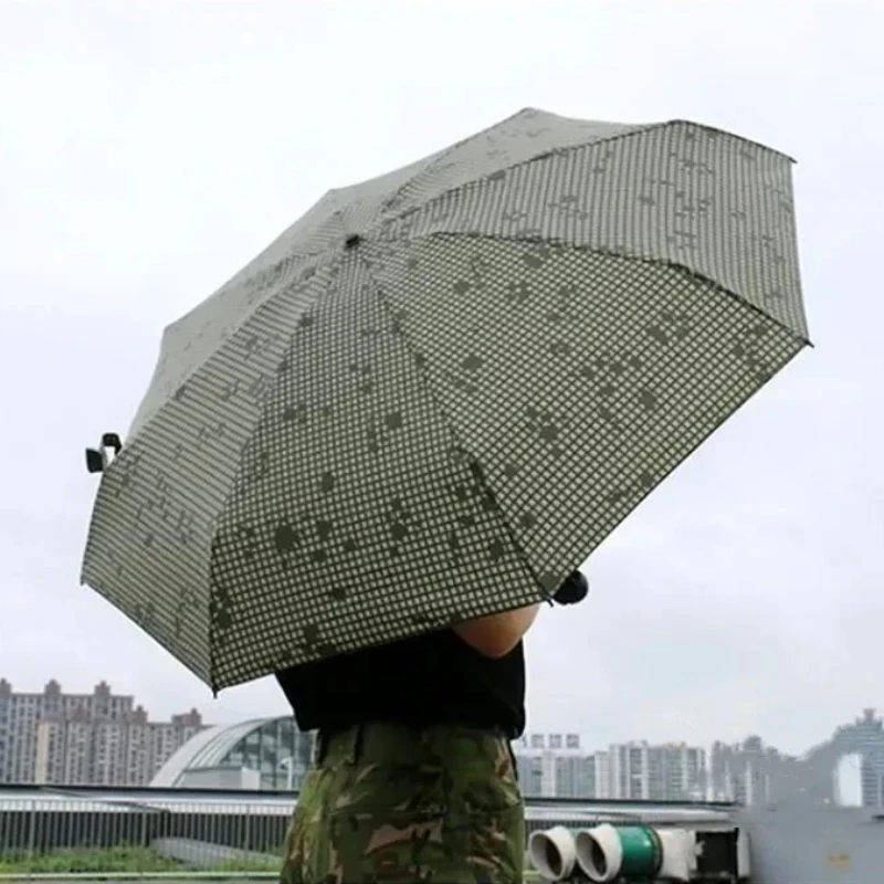 MC Tiger Stripe Camouflage ร่มอัตโนมัติเต็มรูปแบบ Desert Digital Night Camo ร่มพับผู้ชายผู้หญิงกองทัพแฟนของขวัญ