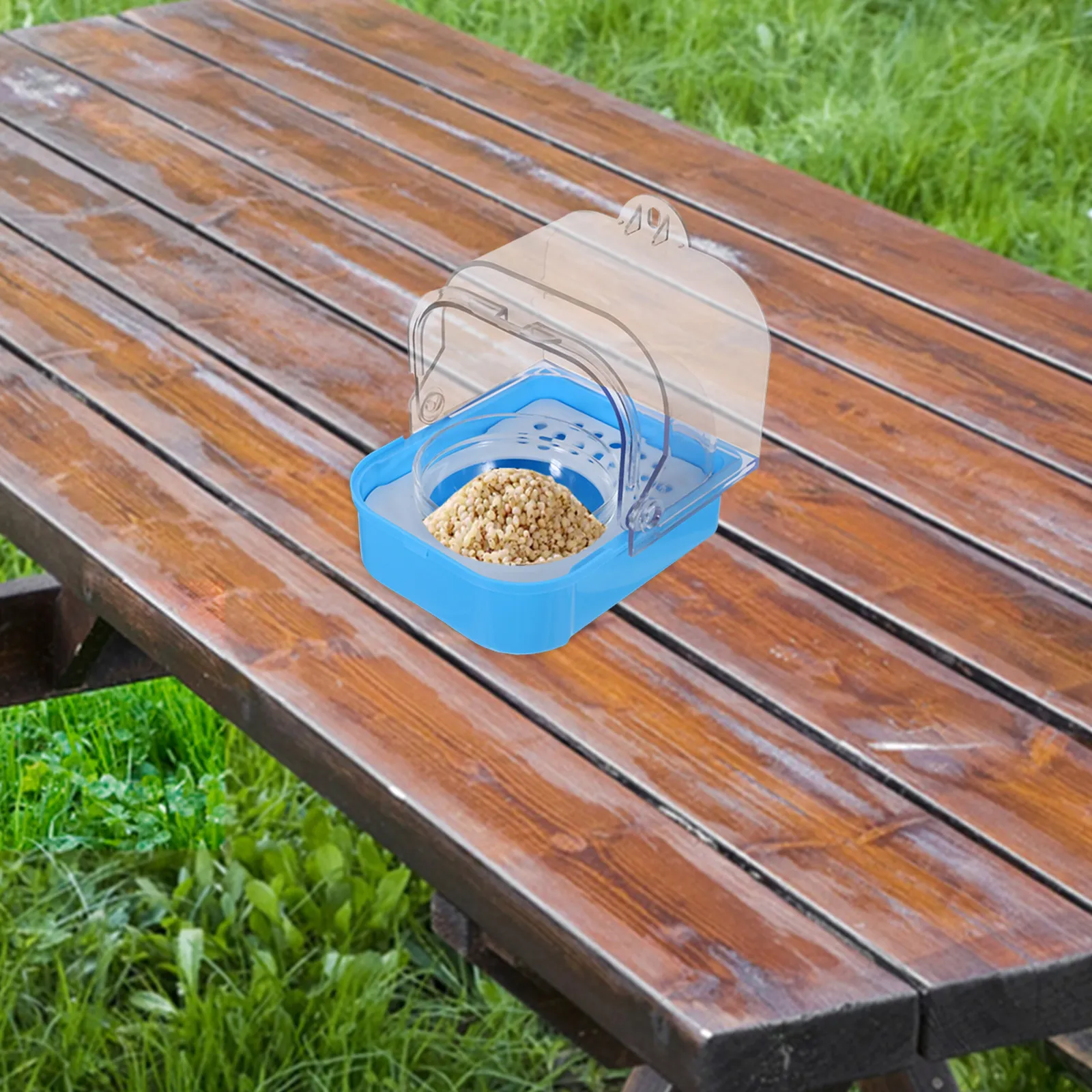 

Автоматическая кормушка для попугаев с большой емкостью, защитой от проливания, раздельным дизайном корпуса, прозрачный дозатор корма для мелких птиц