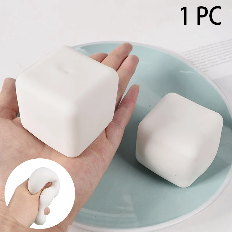 스트레스 및 불안 해소 피젯 장난감, 반죽 물 공 선물, 성인 및 어린이용 대량 짜증나는 두부 스트레스 공, 자폐증 감각 소품