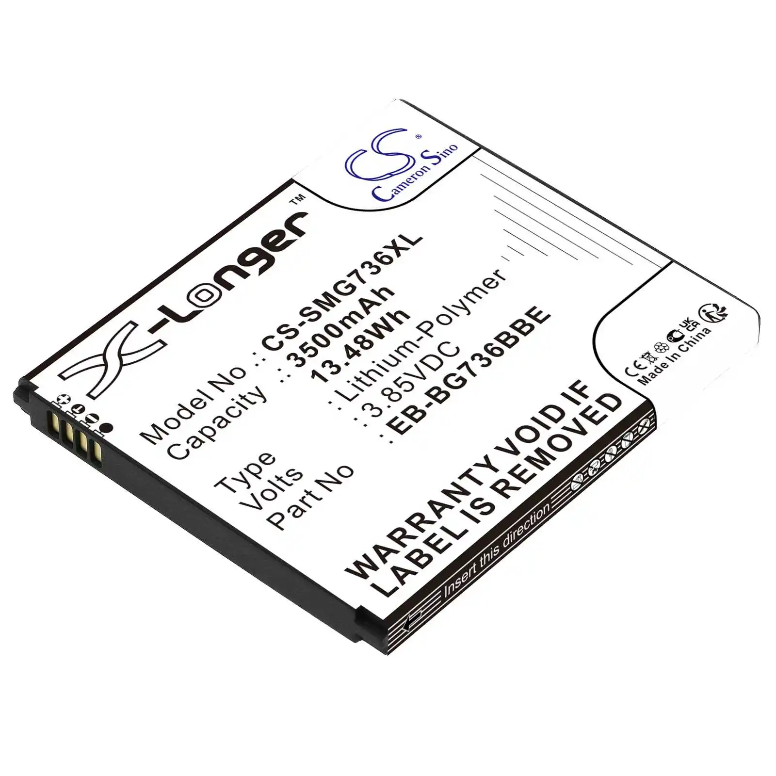 EB-BG736BBE    Battery For  Samsung Galaxy Xcover 6 Pro  SM-G736U  SM-G736U1  SM-G736B  SM-G736B/DS