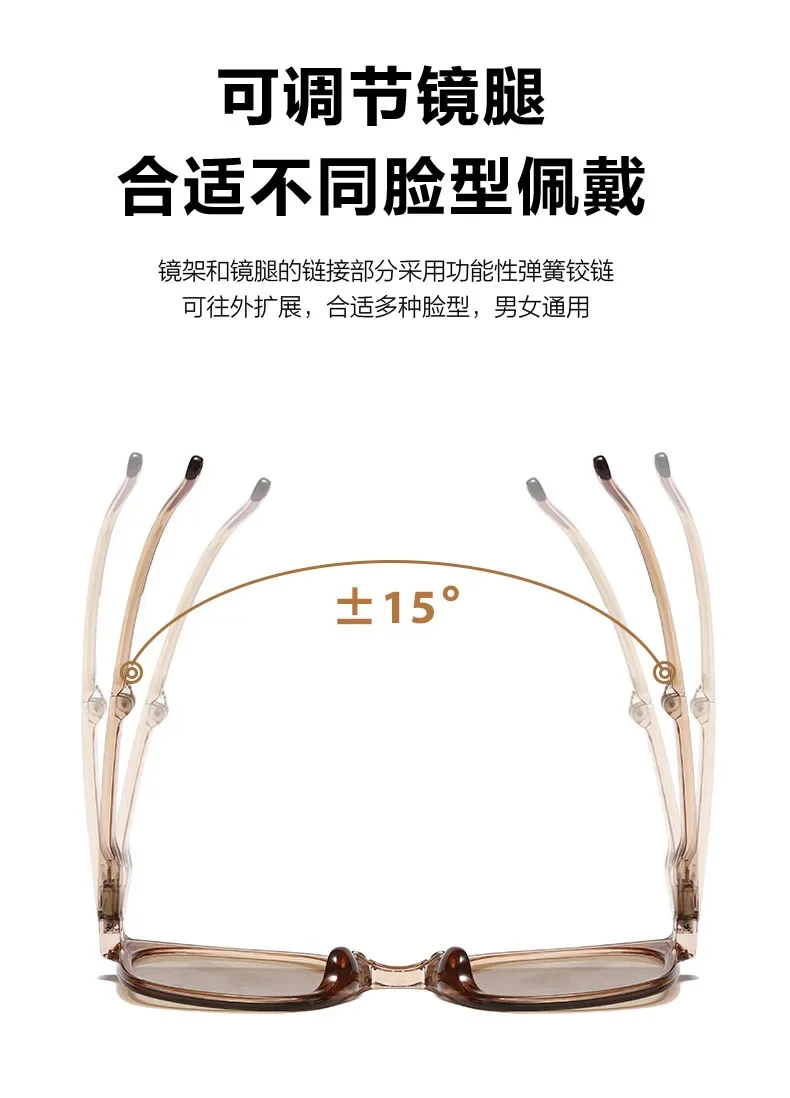 Klappbare Sonnenbrille, tragbar, ultraleicht, Sonnenschutz, UV-Schutz, Sonnenbrille für Männer und Frauen – Detail 3