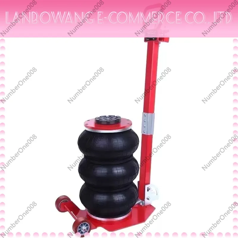 Suitable for Fast Lifting of Three-layer Pneumatic Jacks for Heavy-duty Vehicle Maintenance, Folding Rod Jacks with Two Wheels