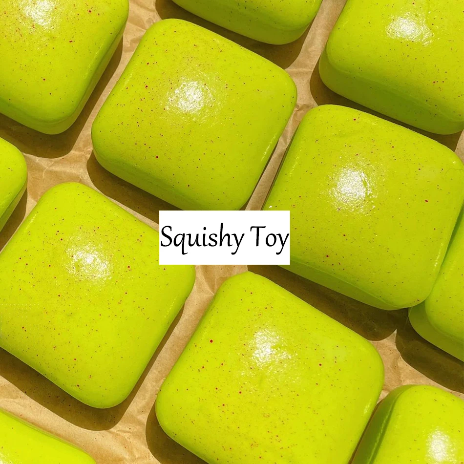 

Набор из 7 квадратных сжимаемых игрушек-антистресс в форме хлеба, медленно восстанавливающих форму, мягкие игрушки-фиджеты для снятия стресса при тревоге, СДВГ, для студентов и взрослых, подарок