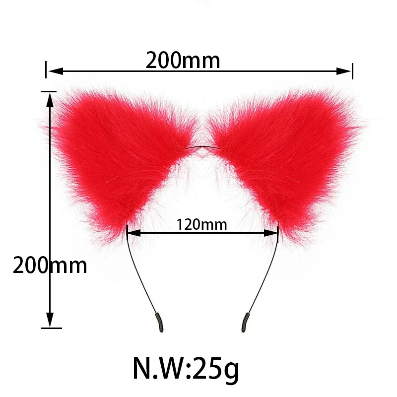 New Girls\'s Cat Ears Cute Headbands Sexy Hairpin with  Animal Hair Band   Hoop Accessories Boho Headwear Girl Birthday Party