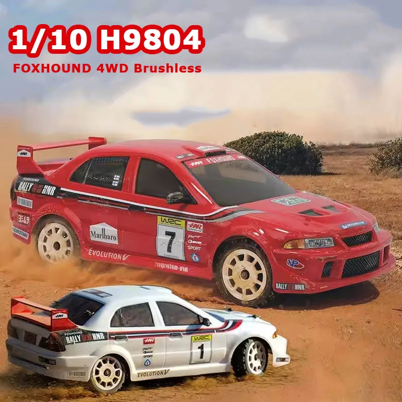 

1/10 HNR H9804 FOXHOUND Brushless ally Car 90KM/H Racing Off-Road Vehicle RC Model Electric Four-Wheel Drive RC Cars