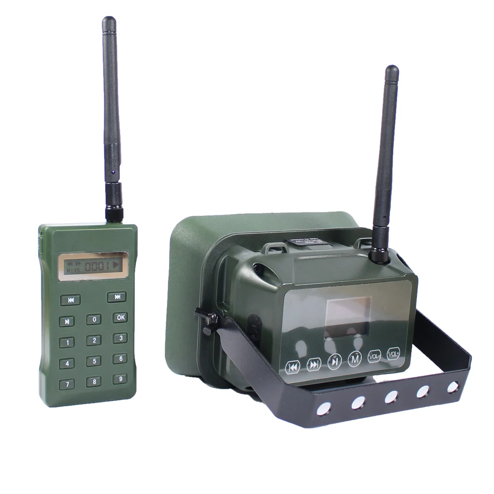 نظام مكافحة الآفات للطيور بقوة 60 وات، 16 أغنية مخيفة مبيد الحشرات لمتصل الطيور