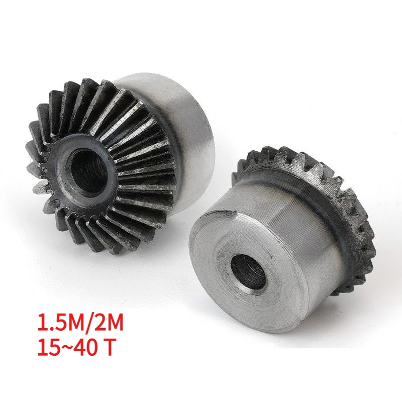 Bevel Gears 90° Pressure Angle Conical Gears 1.5M/2M 15~40 Tooth With Quenching Treatment Fixed By Screw Holes