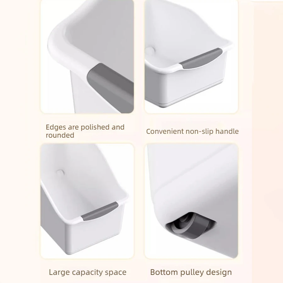 Curved Plastic Storage Bins 3
