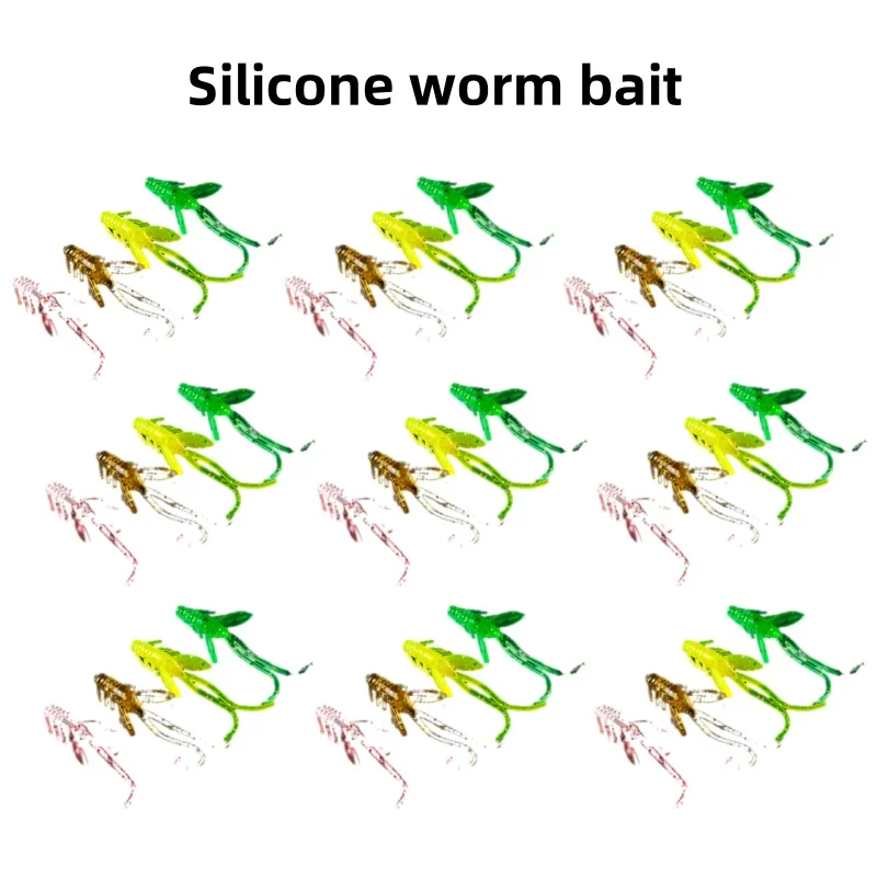 Soft Lure Silicone Worms Baits  Jigging Wobblers Fishing Lures Artificial Swimbaits For Bass Carp Tackle Fishing Accessories