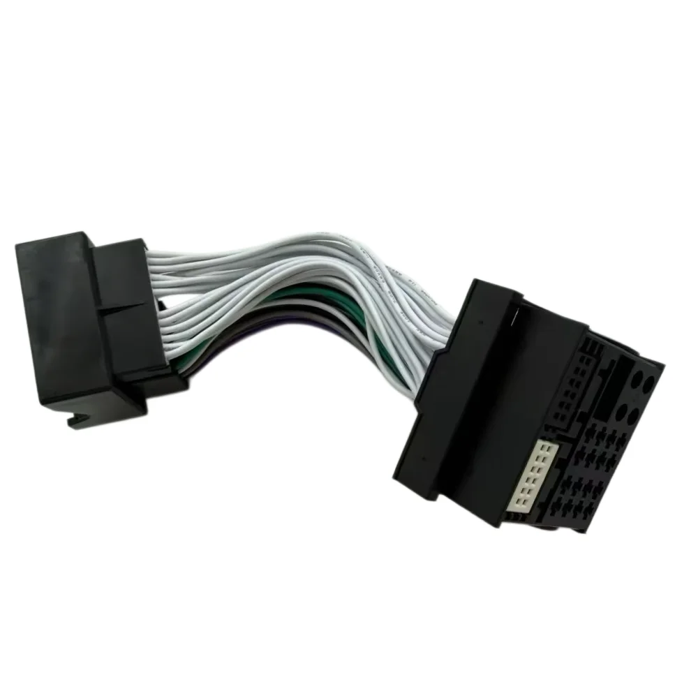 40 Pin Quadlock Extension Wiring Harness Plug Play Cable Adapter for Citroen Peugeot VW Audi BMW Seat Opel Skoda Mercedes Ford