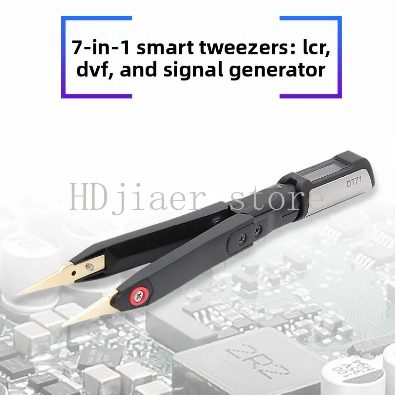 

DT71 Tweezers LCR Digital Bridge Resistance Inductor Capacitance Component Tester SMD Multimeter