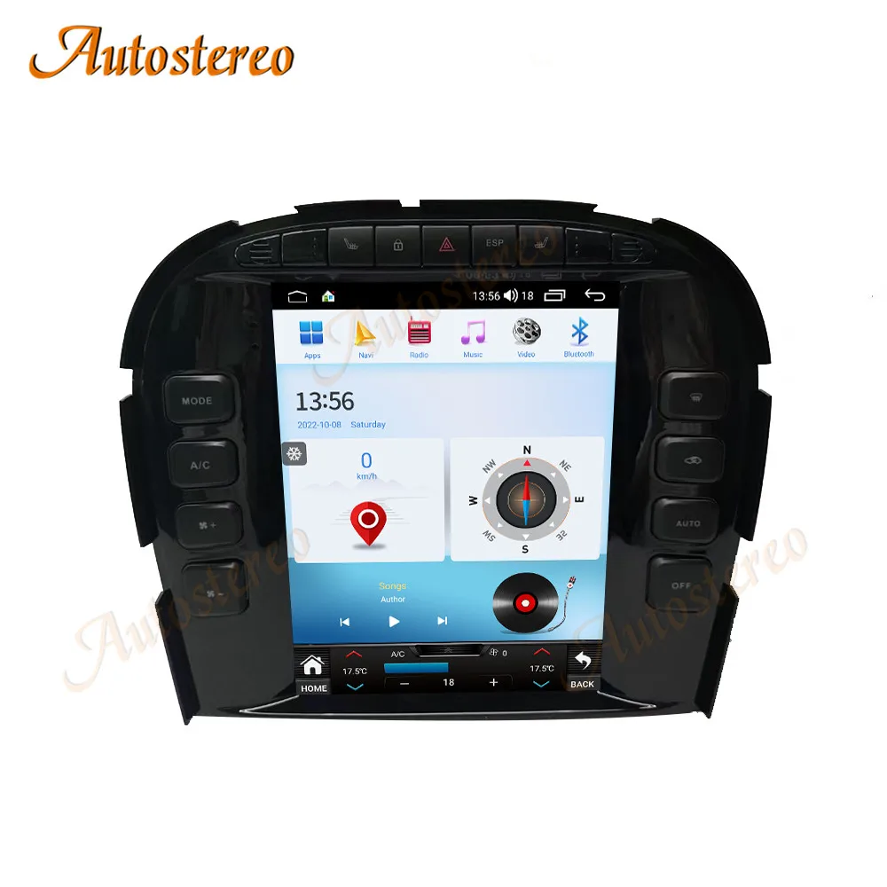 Android 14 Carplay For Jaguar S-Type Car GPS navigation Head Unit Multimedia Player Car Radio Tape Recorder Stereo Head Unit