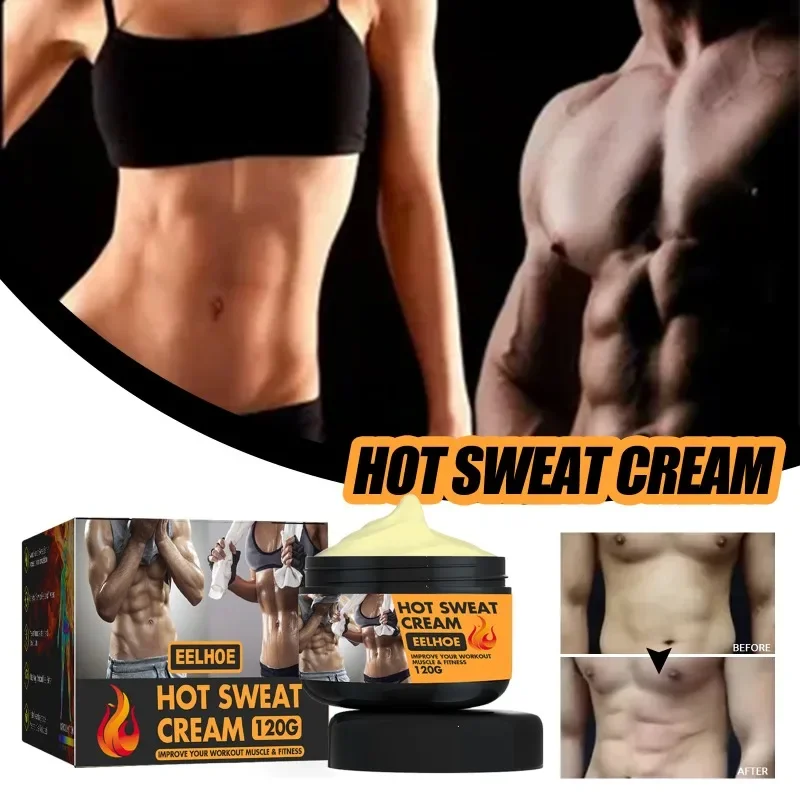 Hot Sweat cream Fast Belly Fat Burner Abdominal Muscle Belly Body Slimming Cream Weight Loss Anti-Cellulite Firming Slim Down