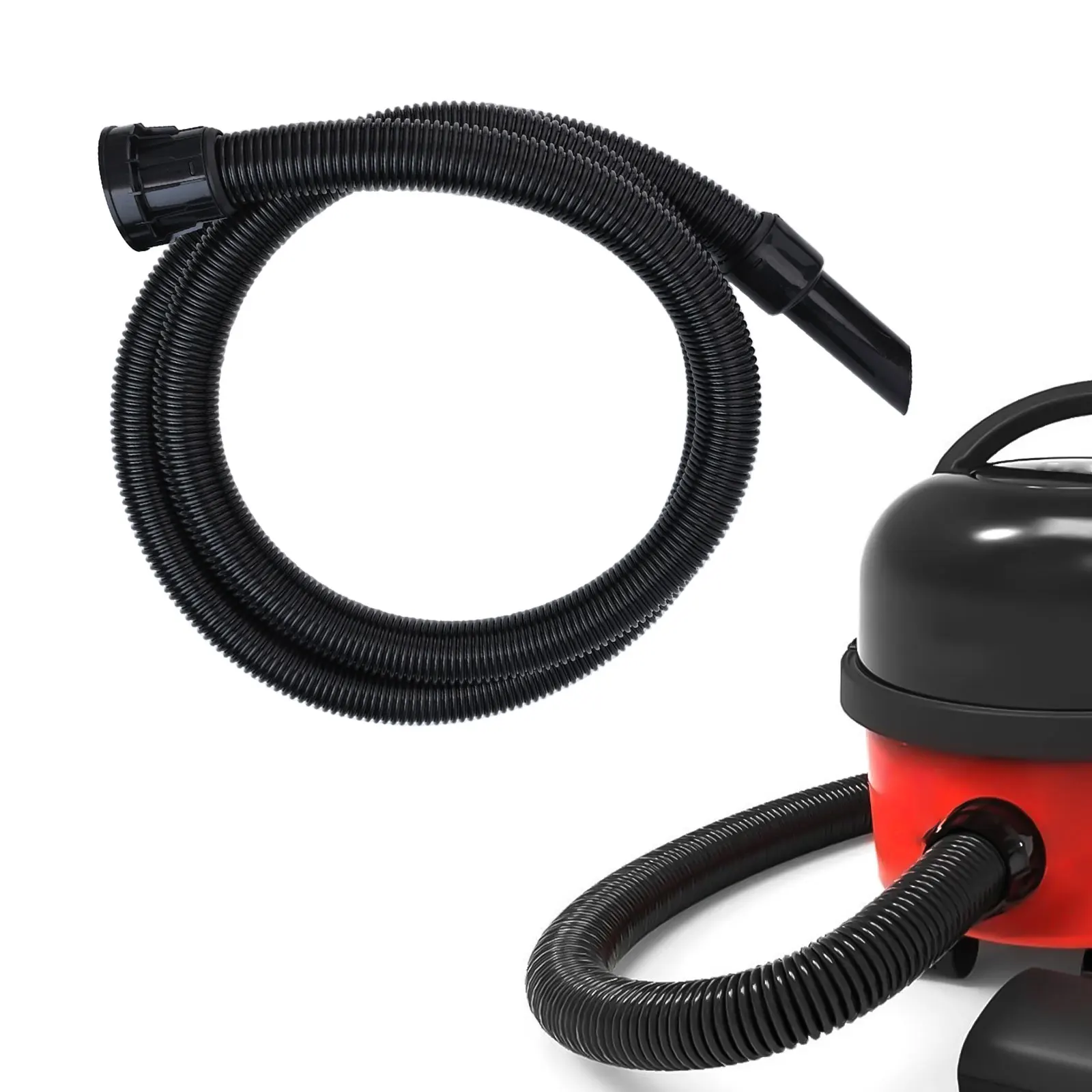 Extra Long Vacuum 2.6m Vacuum Hose High-Quality Replacement Maintains Suction Optimal Performance Black Extra Long