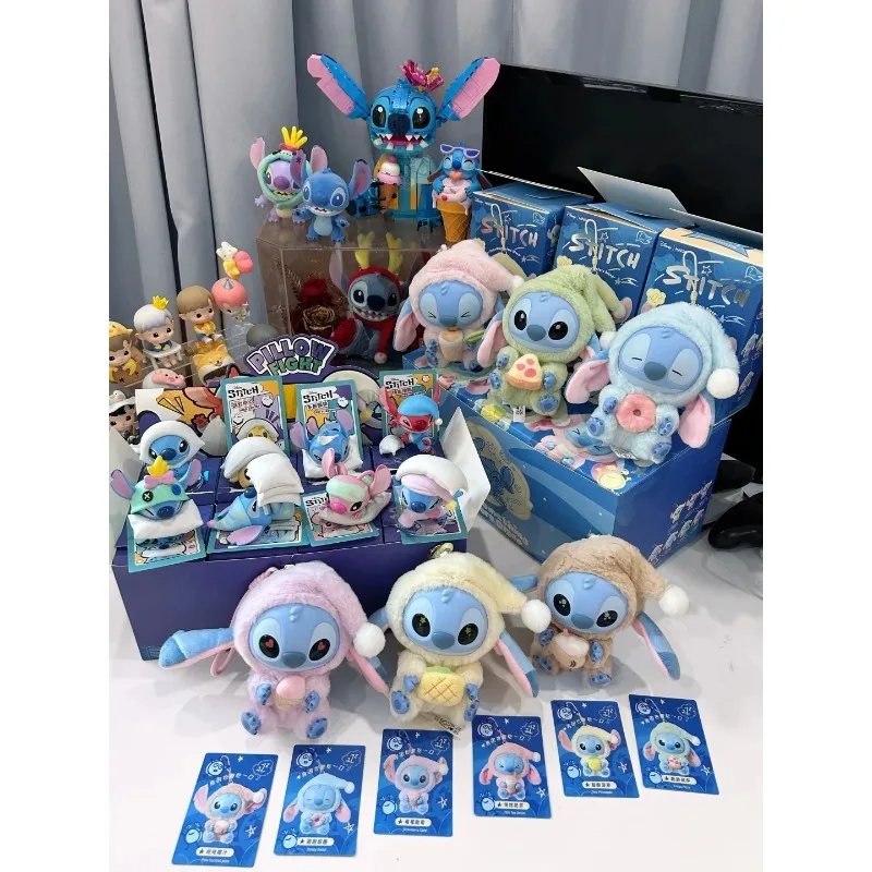 

Disney 2025 Новая горячая вышивка Eat Sleep Series Виниловая глухая коробка Плюшевая подвеска Милая кукла Таинственная коробка Игрушка Плюшевая кукла Праздничный подарок