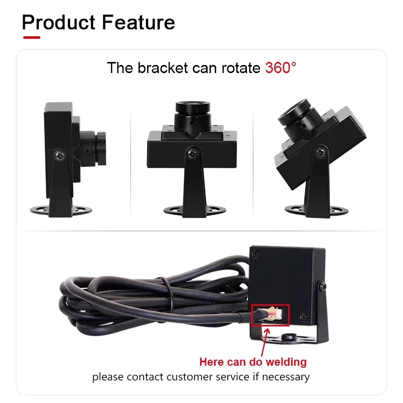 

In stock New 3200 PS5268 Mini USB Camera for Industrial Machine Vision 1080P Full HD 1.8mm 160Degree Wide Angle Starlight Level