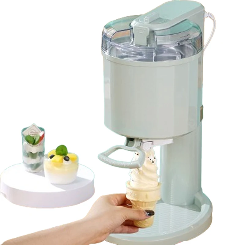 

DIY Ice Cream Machine, Fully Automatic Household Mini Fruit Ice Cream Machine, Children'S DIY Cone Ice Cream Machine