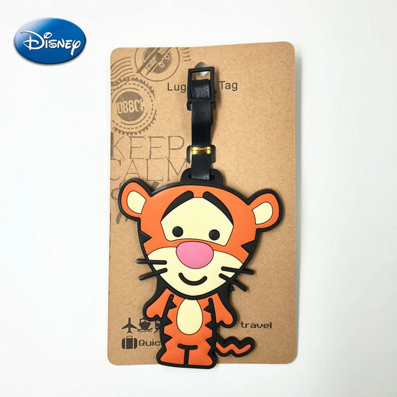 Disney Winnie the Pooh Etichetta per bagagli Tigro Valigia ID Indirizzo Titolare Bagagli Etichette d\'imbarco Etichetta portatile Decorazioni fai da