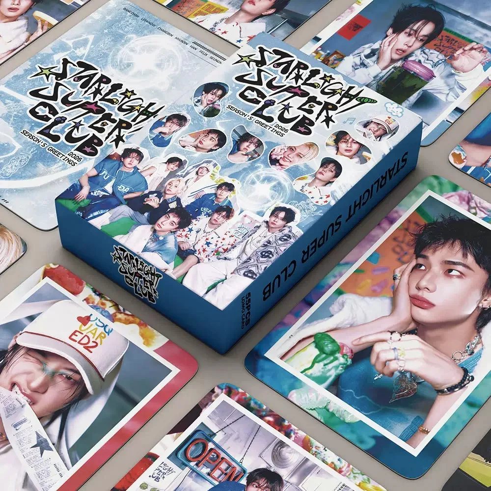 55/95PCS Kpop Hot Boy Group 6TH FANMEETING 2026 Photocards Lomo Cards Hyunjin Felix LeeKnow Han BangChan Photo Album Fans Gifts - view 3