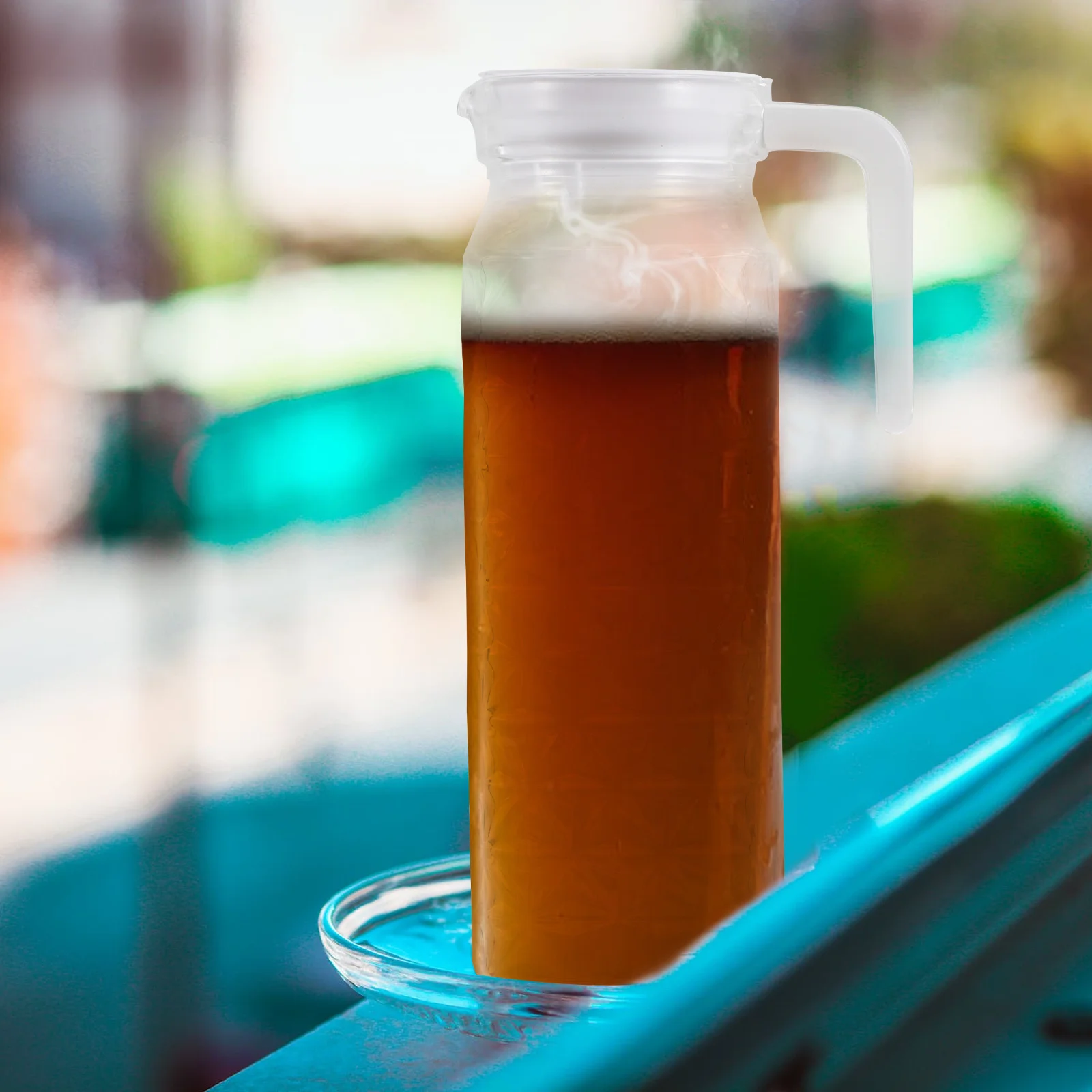 

Plastic Cold Water Pitcher Large Capacity Non-Slip Household Water Jug for Iced Tea Juice Home Plastic Pitcher