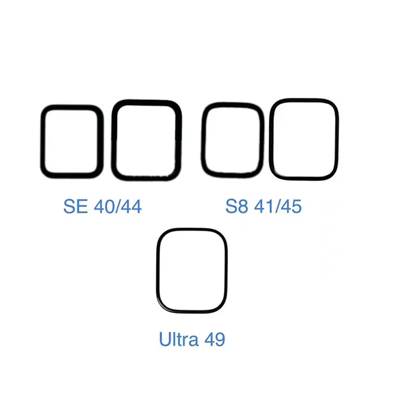 NASAN Front Glass For Apple Watch Series 1 2 3 4 5 6 7 8 Lens Panel Touch Screen Front Screen Glass+OCA Replacement Repiar Parts