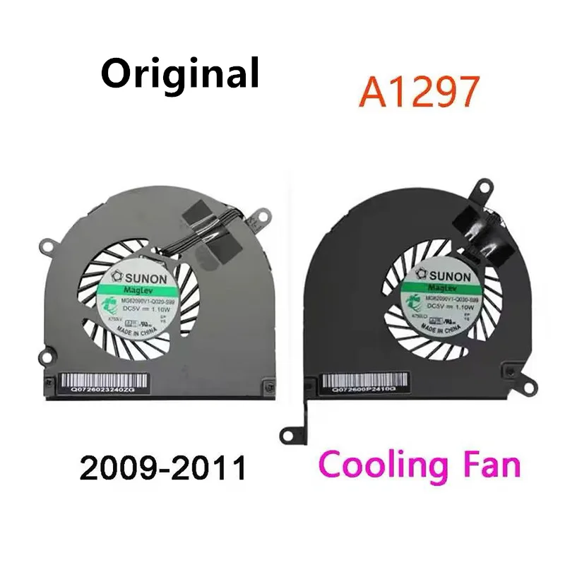 

Новые левый и правый вентиляторы охлаждения для Apple MacBook Pro 17" A1297 2009-2011, вентилятор охлаждения процессора ноутбука